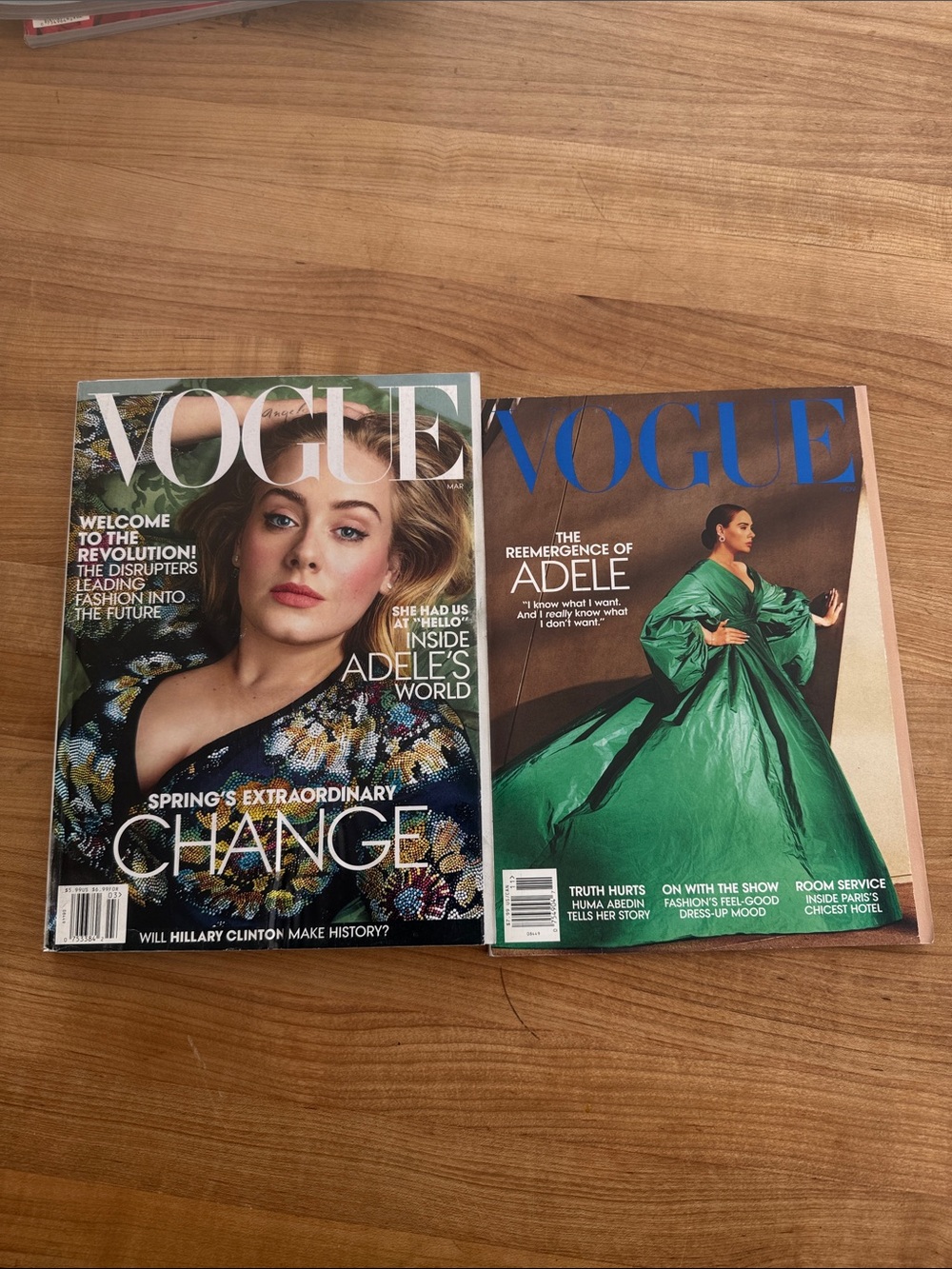 Vogue Covers with Adele